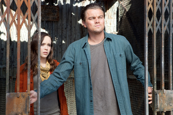 Leonardo DiCaprio and Ellen Page in Inception