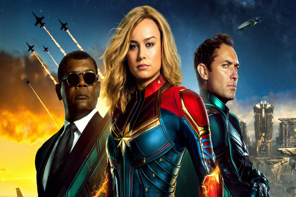 Captain Marvel starring Brie Larson