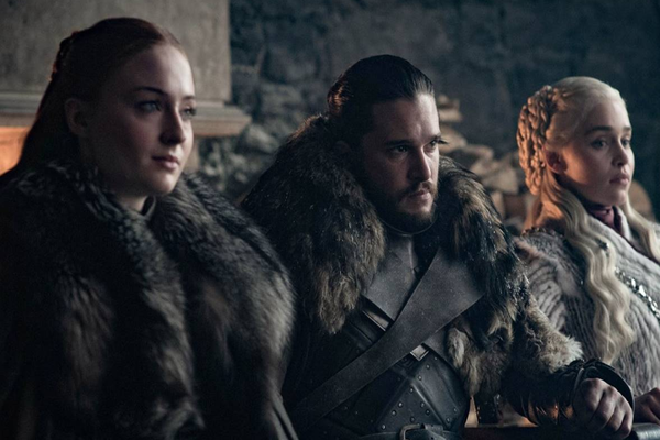 game of thrones season 8 episode 1 sansa stark jon snow