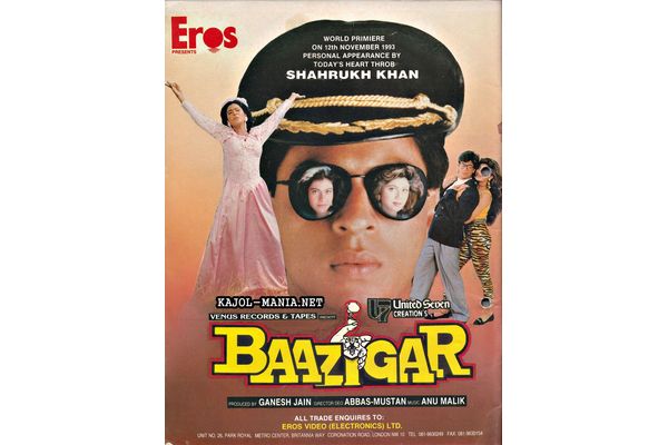 Baazigar Bollywood Movie Posters
