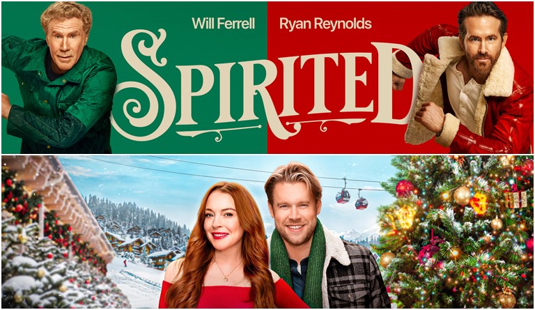 Spirited and Falling for Christmas Movie Review